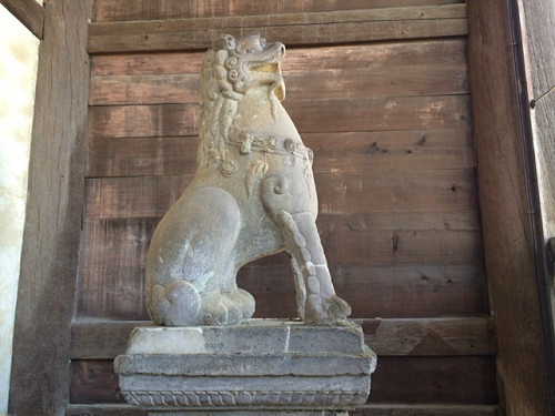 日本最古！800年前の夫婦狛犬『石獅子』＠東大寺南大門