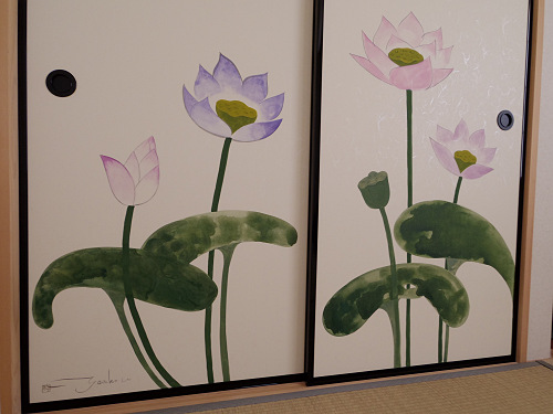 「襖絵」制作 by 上村恭子さん-16