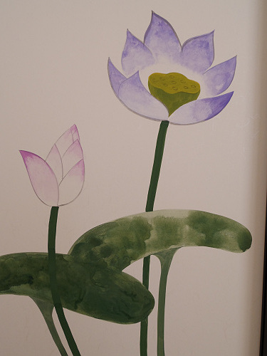 「襖絵」制作 by 上村恭子さん-17