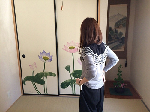 「襖絵」制作 by 上村恭子さん-21