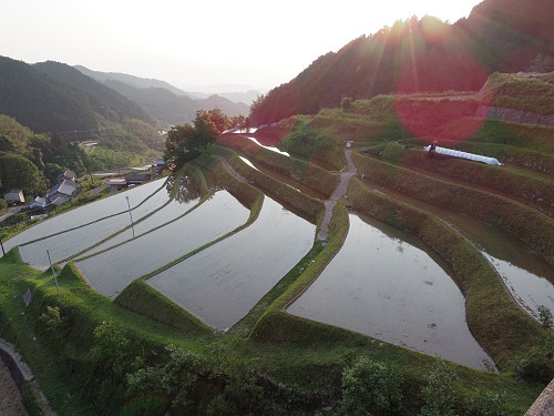飛鳥～橿原で見た夕陽-01