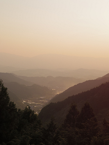 飛鳥～橿原で見た夕陽-04