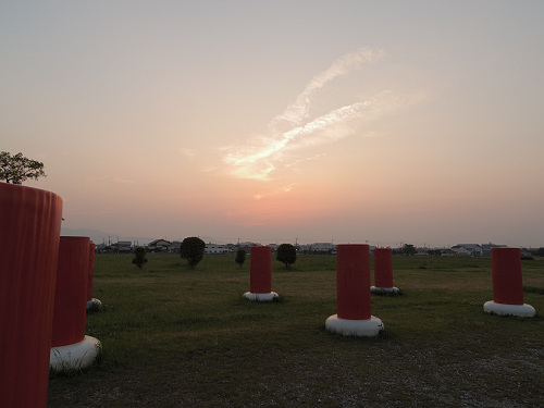 飛鳥～橿原で見た夕陽-08