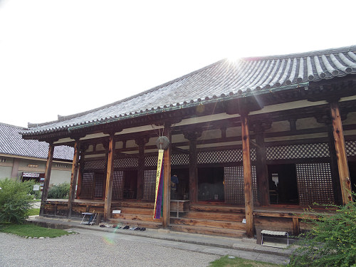 行基葺きの古代瓦の見学＠元興寺-02