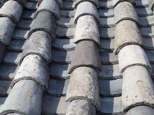 行基葺きの古代瓦の見学＠元興寺-14