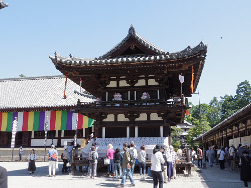 うちわまき（中興忌梵網会）＠唐招提寺-06
