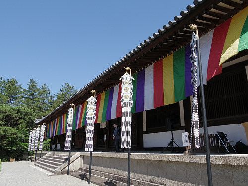 うちわまき（中興忌梵網会）＠唐招提寺-09