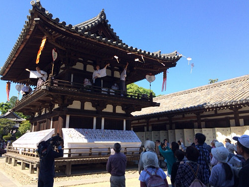 うちわまき（中興忌梵網会）＠唐招提寺-21