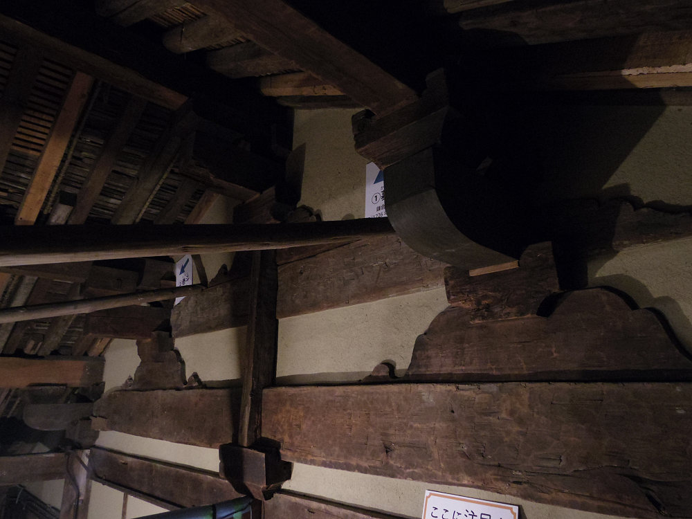 世界遺産元興寺　国宝禅室 屋根裏探検 ＠奈良市-10