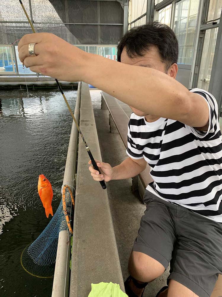 金魚釣り『大倉養鯉場』 ＠大和郡山市-12