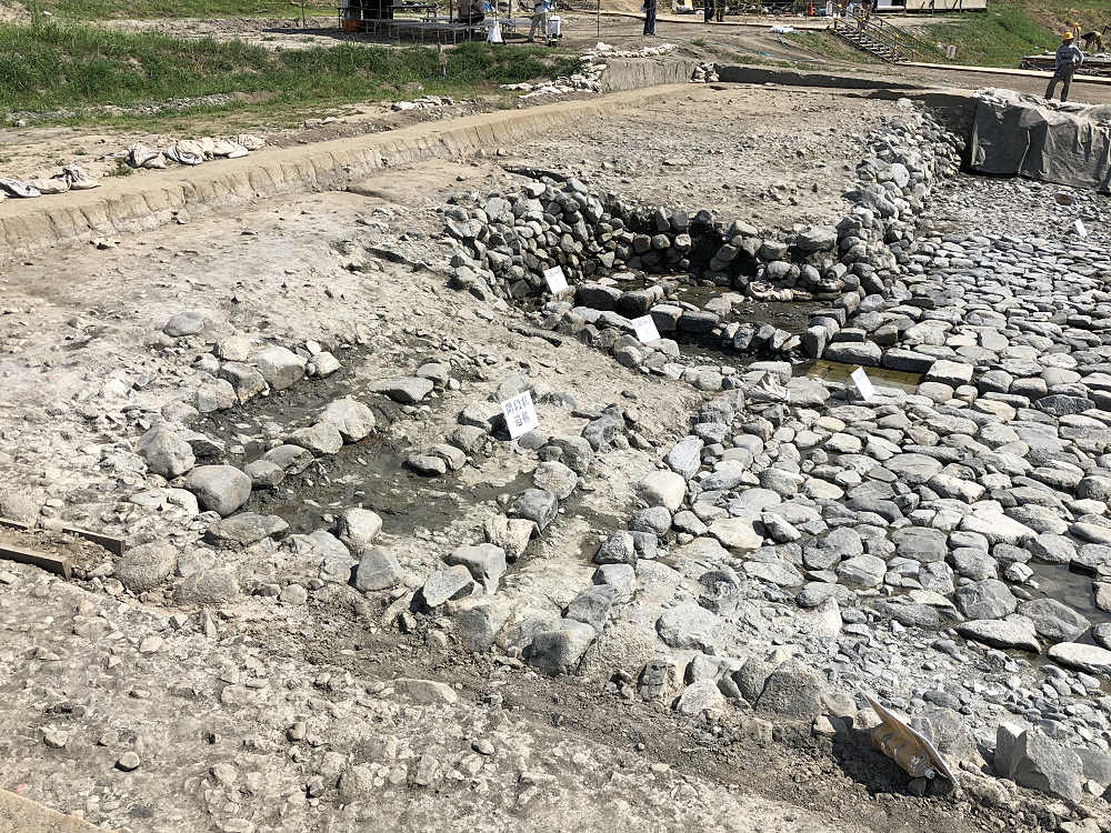 飛鳥京跡苑池（明日香村） 第13次調査 現地説明会-14