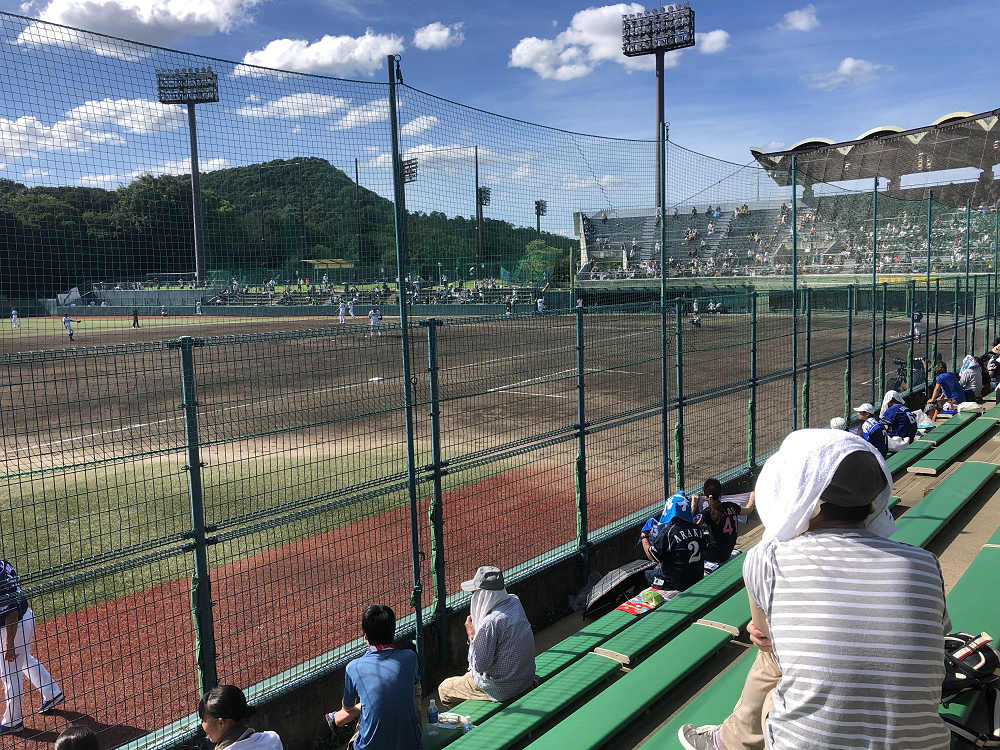 野球観戦＠佐藤薬品スタジアム（橿原市）-10