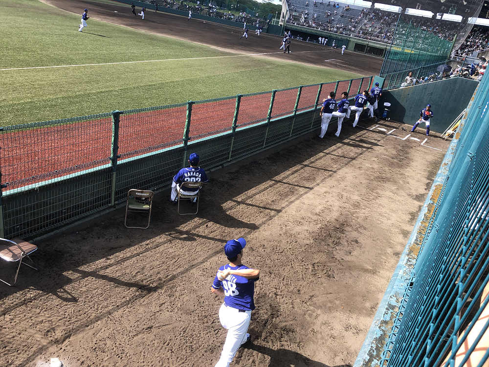 野球観戦＠佐藤薬品スタジアム（橿原市）-12