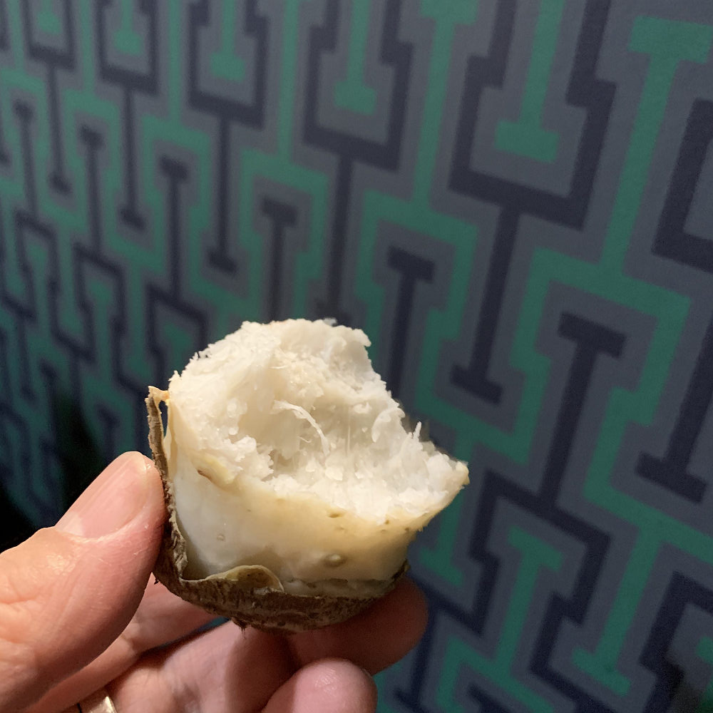 大和伝統野菜の里芋「味間いも」はラップしてレンチンで美味！-04