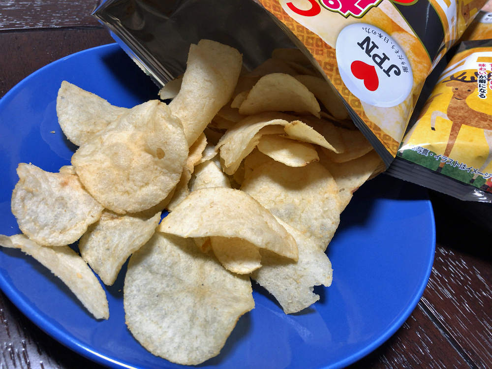 奈良の味ポテトチップス『きなこ雑煮味』-06