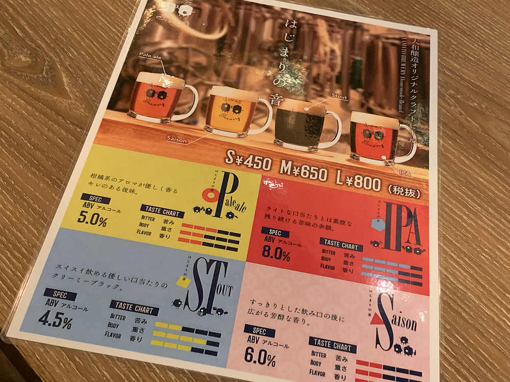 大和醸造『YAMATO Craft Beer Table』＠奈良市-04