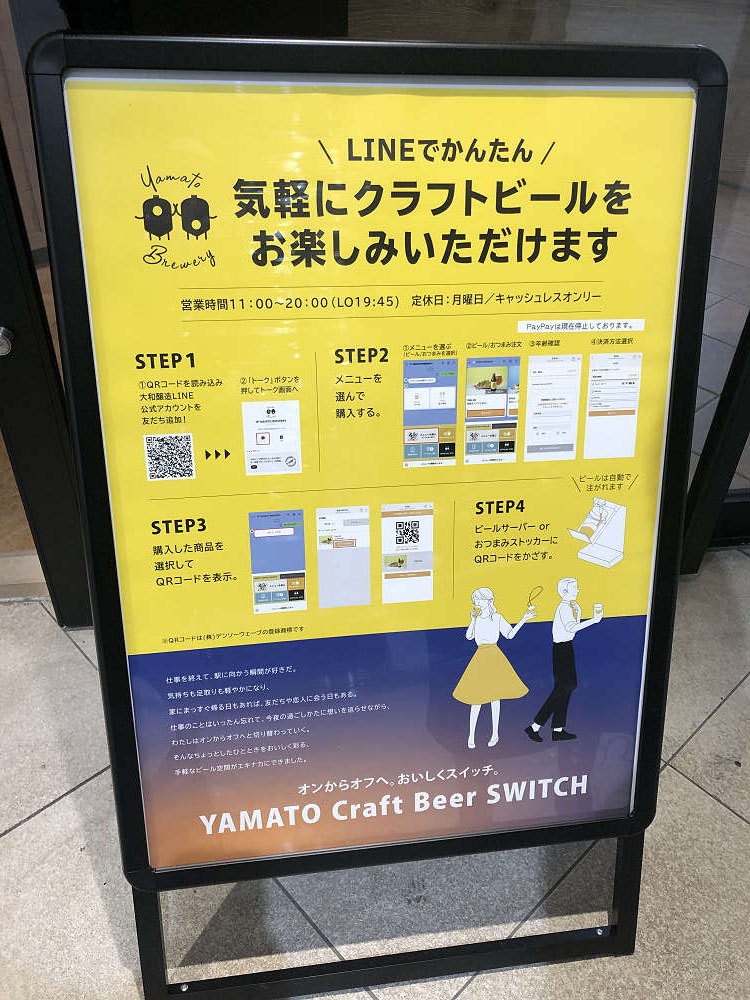 『YAMATO Craft Beer SWITCH』@近鉄奈良駅-02 『YAMATO Craft Beer SWITCH』@近鉄奈良駅-02