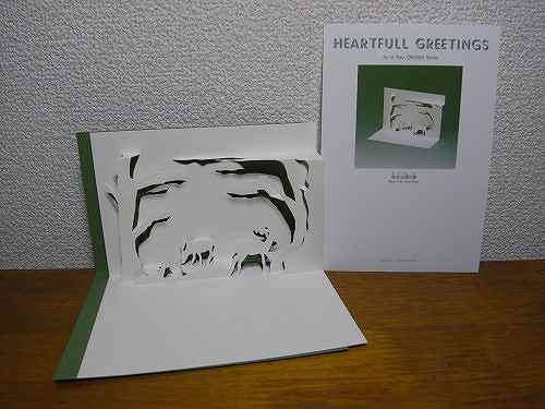 お土産に!奈良柄立体カード『藤田芸香堂』@奈良市街