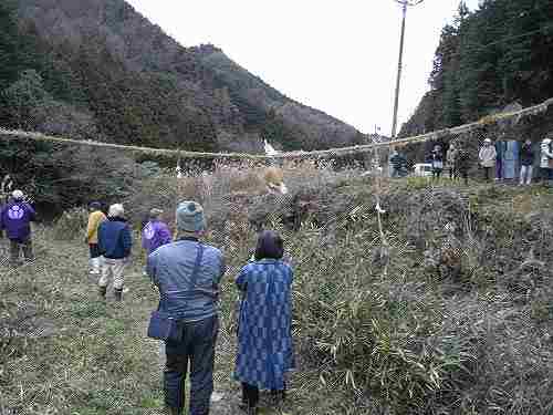 栢森地区『綱掛神事(女綱)』を見てきました＠明日香村