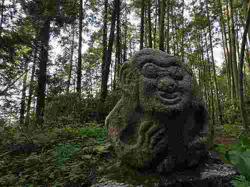 飛鳥だけじゃない！ユニークな『猿石』＠高取城跡（高取町）