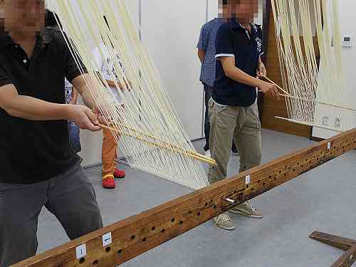 楽しい『そうめん手延べ体験』＠三輪そうめん山本（桜井市）
