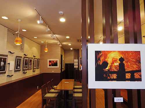 写真と切り絵『奈良歳時記 お水取りと仏像 二人展』＠奈良市