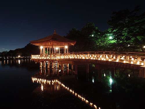 奈良の夏の夜の風物詩『2015なら燈花会』を観てきました