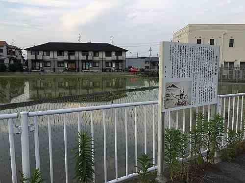 初の天覧相撲の勝者に与えられた土地『腰折田』伝承地 ＠香芝市