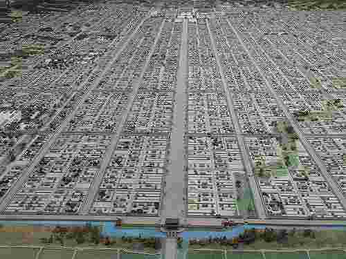 8.3m×6.4ｍの巨大ジオラマ！『平城宮跡復元模型』＠奈良市役所