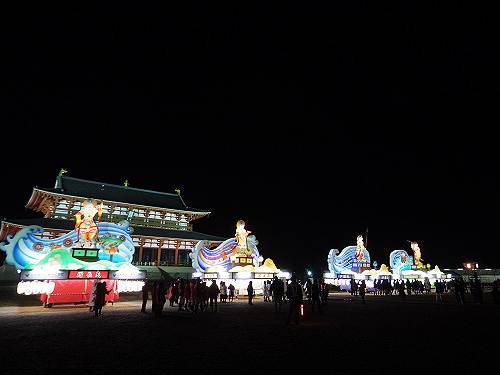 迫力のステージ！『奈良大立山まつり』＠平城宮跡