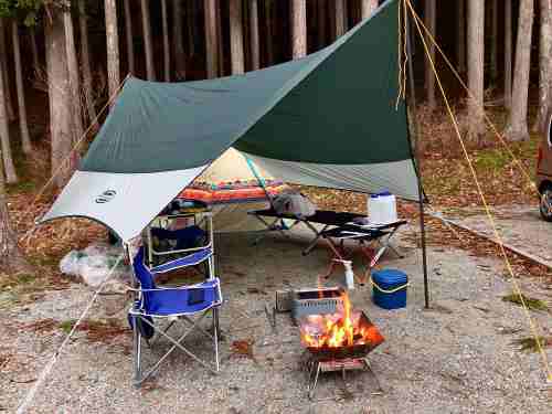 自然豊かで広々！『洞川キャンプ場』で春キャンプ ＠天川村