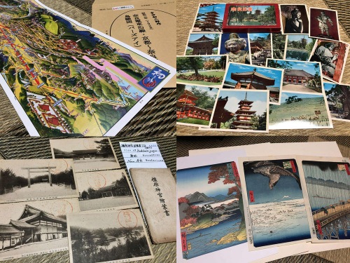 【古い絵葉書・観光地図・浮世絵】渋めの奈良グッズあれこれ