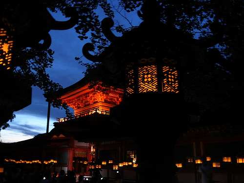 春日大社「中元万燈籠」は大混雑でした！