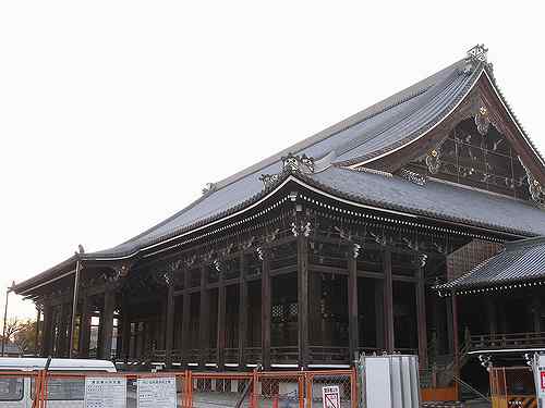 平成大修復の真っ最中の『西本願寺』＠京都