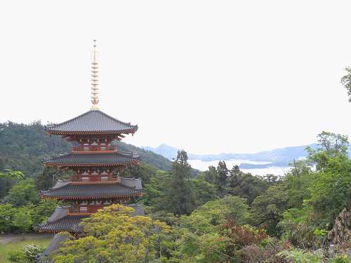 天橋立を股のぞきで一望『成相寺』＠京都府宮津市