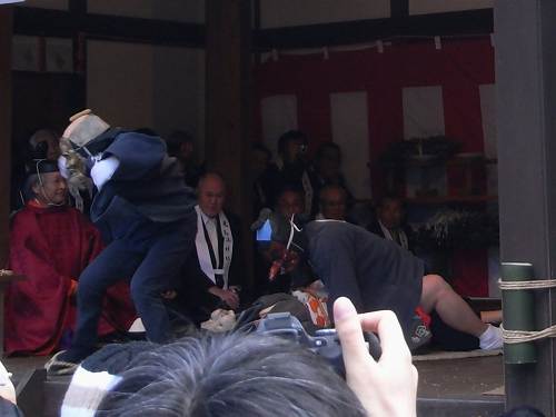 夫婦和合の奇祭「おんだ祭」『飛鳥坐神社』＠明日香村