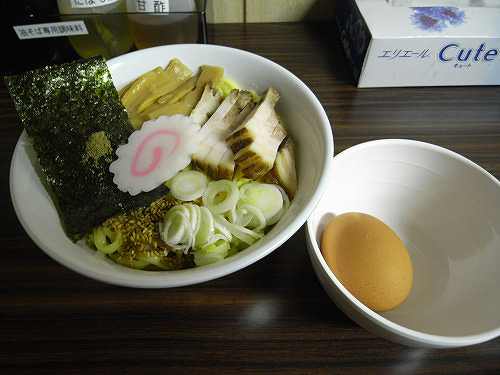 限定メニュー『汁なし油そば』＠屋台ちかみちらーめん