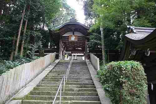 生駒山がご神体の火祭りの古社『往馬大社』＠生駒市
