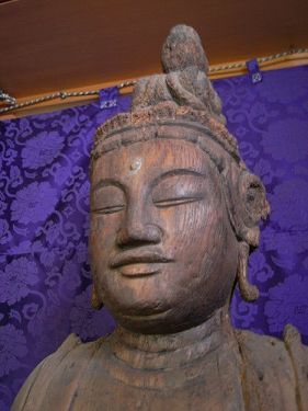 涼やかな表情の十一面観音像『慶田寺』＠桜井市芝