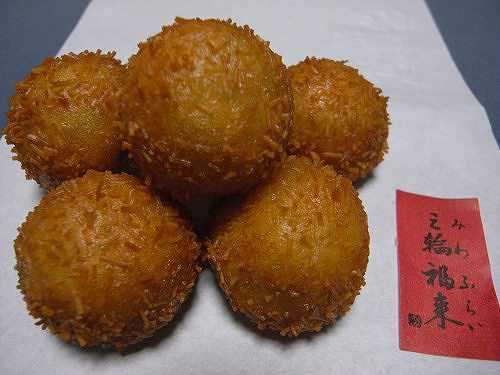 素麺を使った揚げ菓子「三輪福来」『吉方庵』＠桜井本店