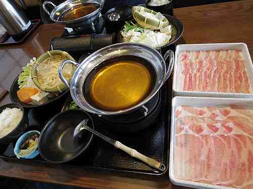 お得な「三元豚のだししゃぶランチ」『いづみ亭』＠桜井市