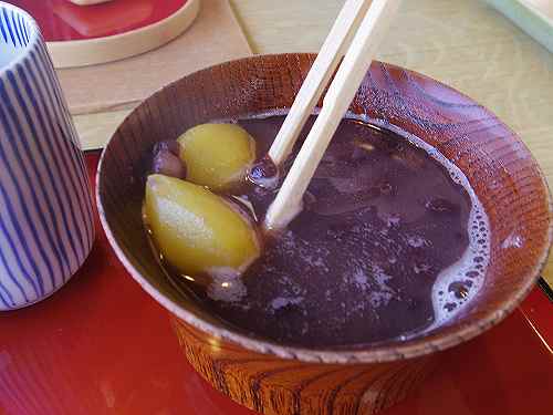 名物「みむろ」の本店で栗善哉！『白玉屋榮壽』＠桜井市