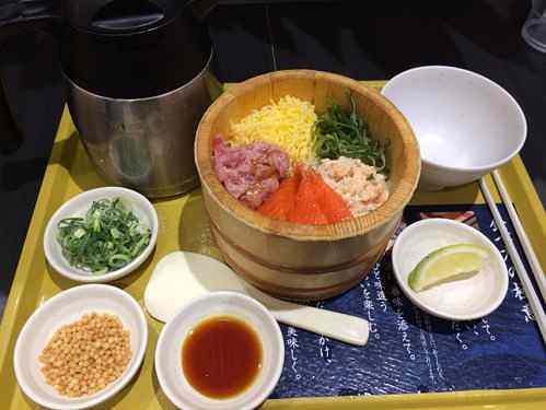 海鮮丼だし茶漬け『おひつごはん四六時中』＠イオンモール大和郡山