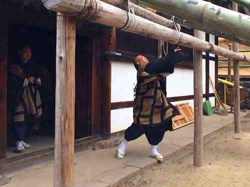 練行衆が鳥獣にご飯を施す『生飯投げ』＠東大寺お水取り