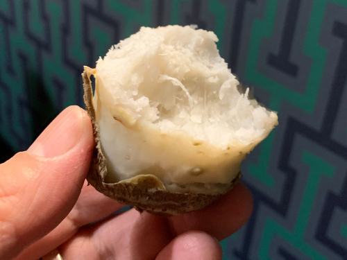 大和伝統野菜の里芋「味間いも」はラップしてレンチンで美味！